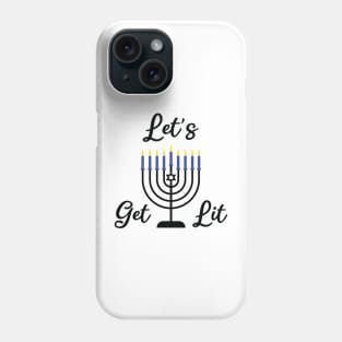 Hanukkah candles Phone Case