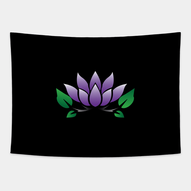 Lotus flower Tapestry by Monadikos