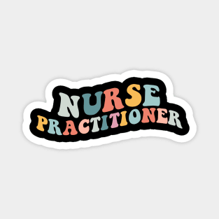 Nurse Practitioner Retro Nursing Healthcare Magnet