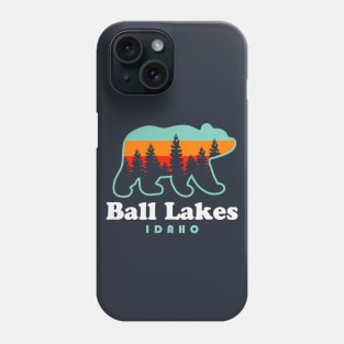 Ball Lakes Idaho Pyramid Lake Trail Bear Phone Case