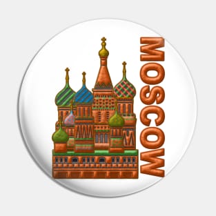 St. Basil's Cathedral, Kremlin, Moscow, Russia, Pin
