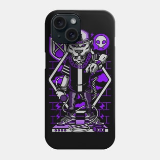 MC Wolf Rapper Purple Phone Case