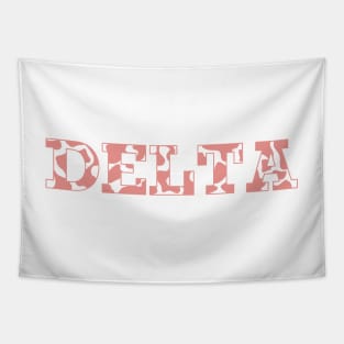 Delta Cow Pattern Tapestry