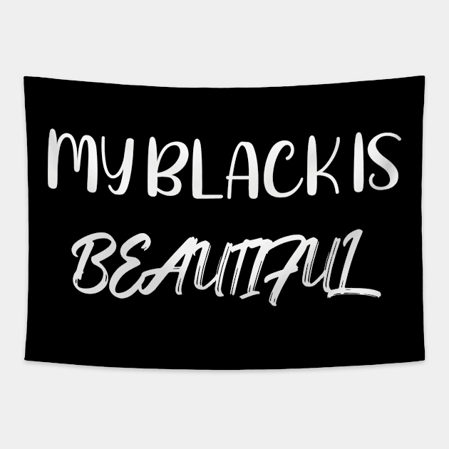 My Black is Beatiful Tapestry by DANPUBLIC