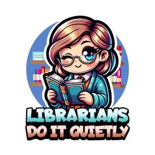 Librarians Do It Quietly T-Shirt