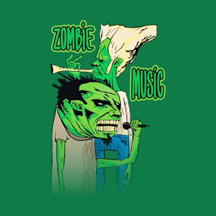 Zombie funny music T-Shirt