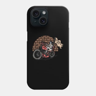 Motobiker skull Phone Case