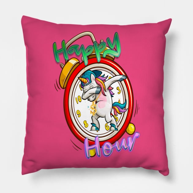 Happy Hour Pillow by Little Treasures