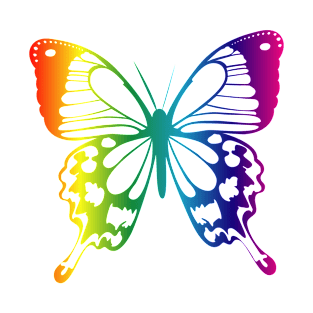 Colorful Butterfly T-Shirt