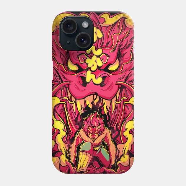 The Red Beast! Phone Case by Kabuto_Store