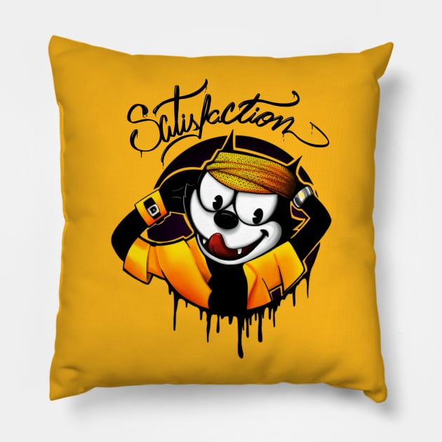 Satisfaction Pillow by tintanaveia