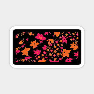 Bright Flowers in the darkness Magnet