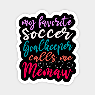 My Favorite Soccer Player Magnet