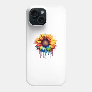 Dripping Sunflower #2 Phone Case