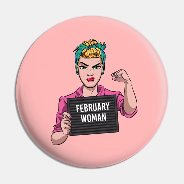 february woman Pin by Surta Comigo