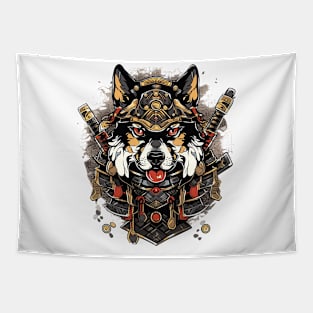 samurai dog Tapestry