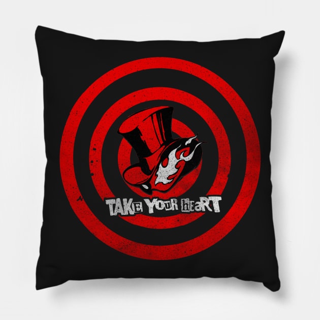 Phantom Thieves Take Your Heart Pillow by Incognesto