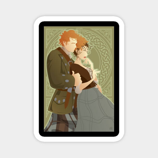 Sassenach Magnet by CuddleswithCatsArt