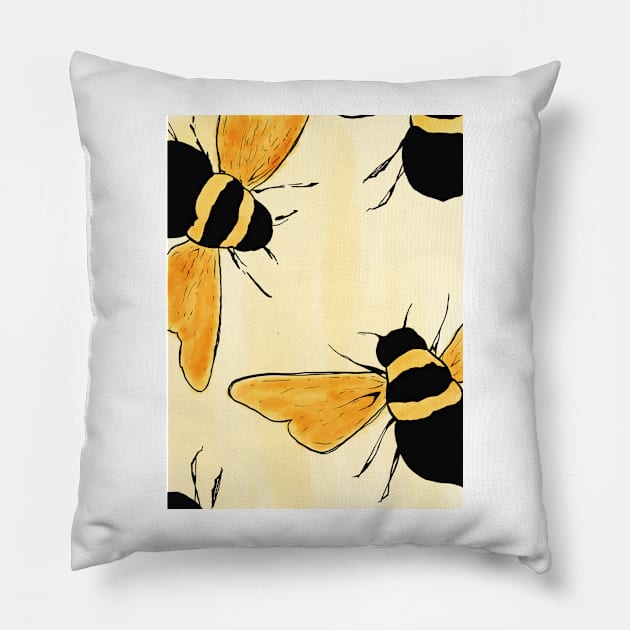 Let It Bee Pillow by notastranger