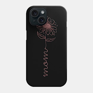 Pink delicate flower Mother's Day 2024 Phone Case