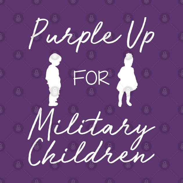 Purple Up! for Military Children by giovanniiiii