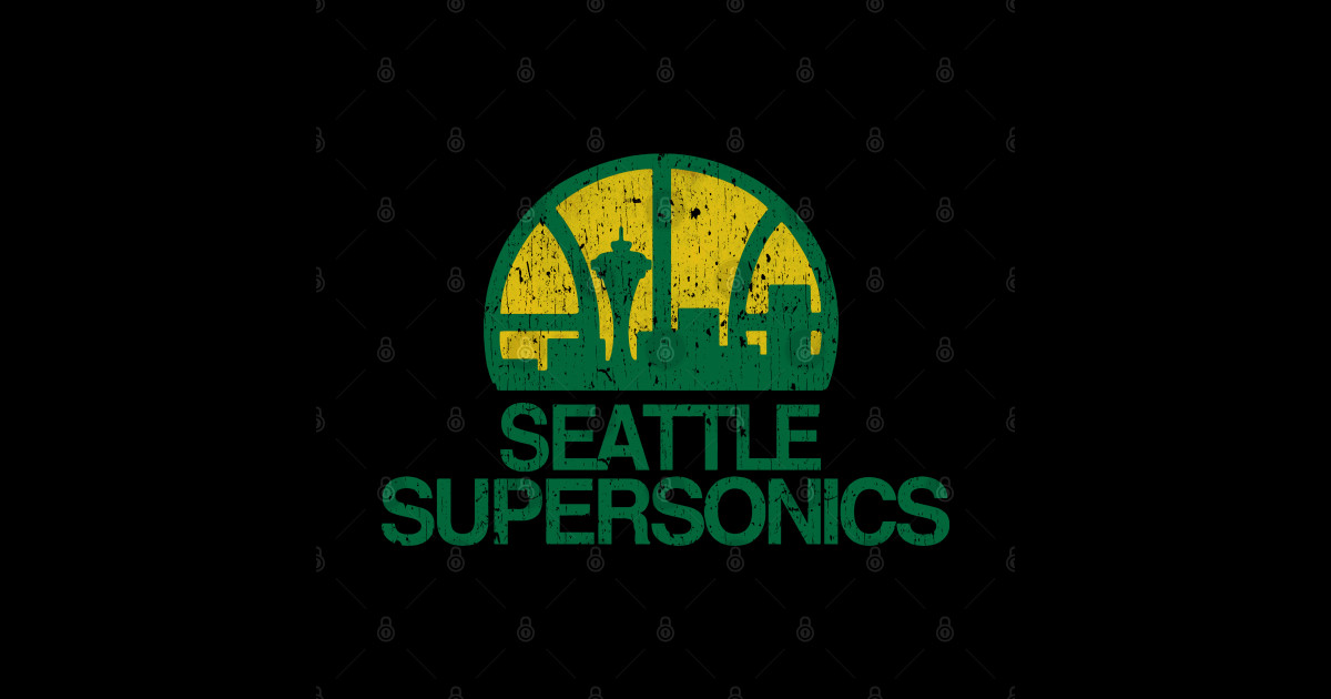 Seattle SuperSonics 1967 Seattle Sticker TeePublic