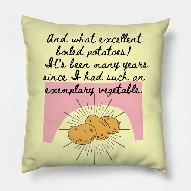 Mr Collins Potato Exemplary Vegetable Pillow by Regency Romp