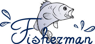 Jumping Fish Fisherman Magnet