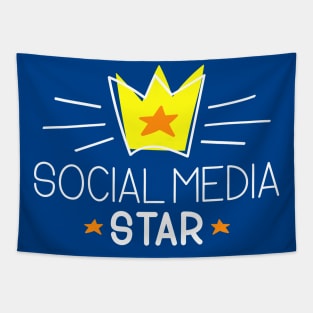 Social Media Star Tapestry