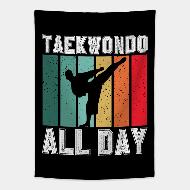 Taekwondo All Day Tapestry by footballomatic
