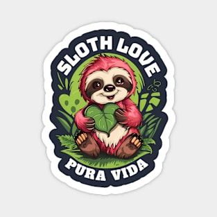 Sloth Love 🦥 Pura Vida Magnet