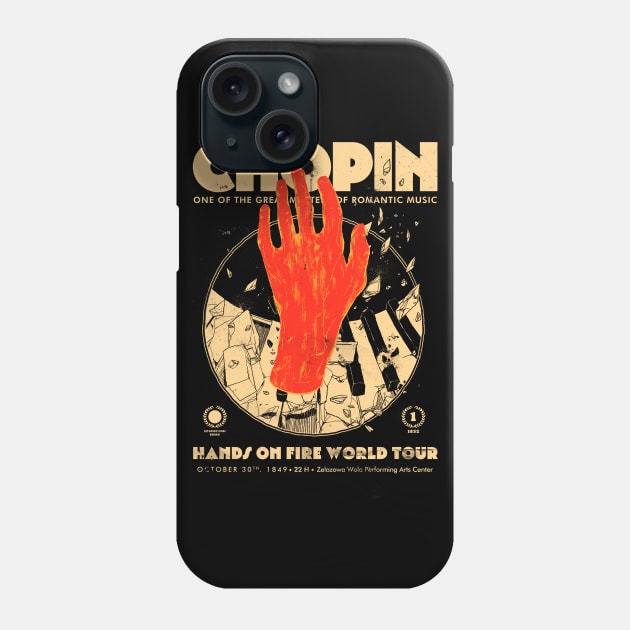 Fryderyk Chopin Phone Case by hafaell