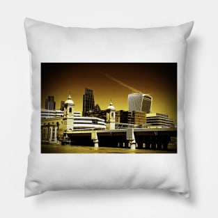 Cannon Street Station London England Pillow