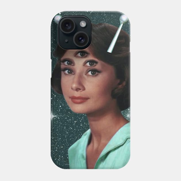 Alien Audrey Phone Case by cosmiceden