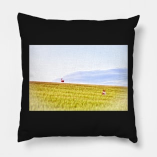 Deer Chase Spinoni Pillow