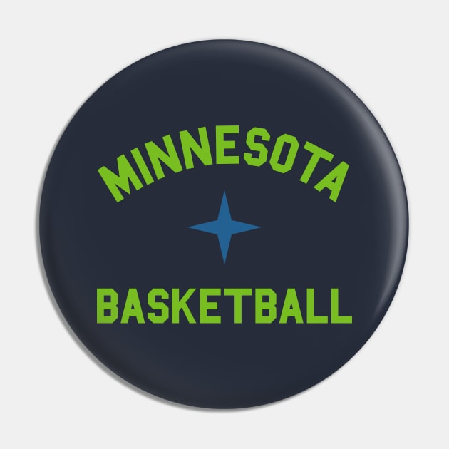 Minnesota Basketball Star III Pin by sportlocalshirts