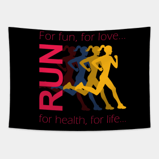 Run for life 2.0 Tapestry