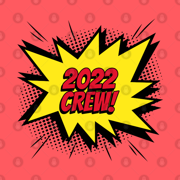 2022 crew comic kapow style artwork by Created by JR