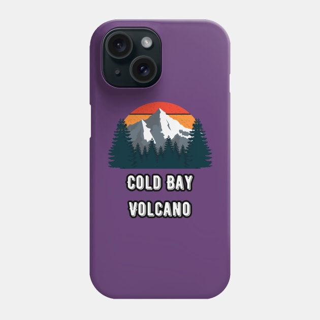 Cold Bay Volcano Phone Case by Canada Cities