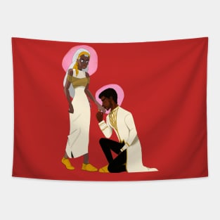 King and Queen of Wakanda Tapestry