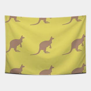 kangaroo pattern Tapestry