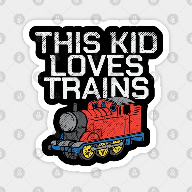 Gift For Train Lovers, Funny Train Gifts Magnet by maxdax