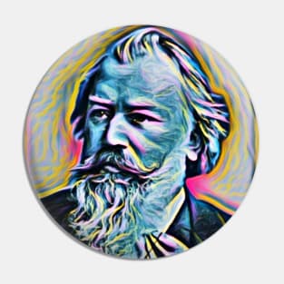 Johannes Brahms Portrait | Johannes Brahms Artwork 8 Pin