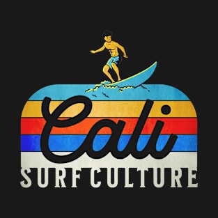 Cali Surf Culture Retro Style T-Shirt