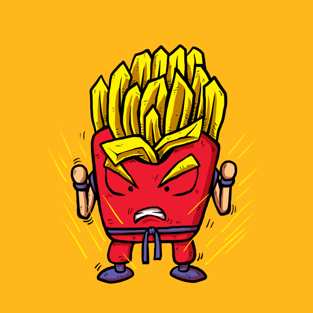 Fries Super Saiyan by Anime Gadgets