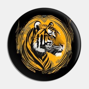 Tiger Graphic Pin