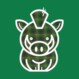 Tartan Armagh Pig T-Shirt