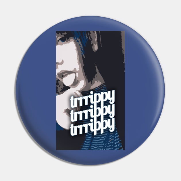 TRRRIPPY - Blue Tongue Pin by circlenline