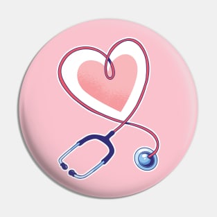 stethoscope love for doctors and nurses Pin