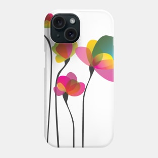 Abstract Flowers Phone Case